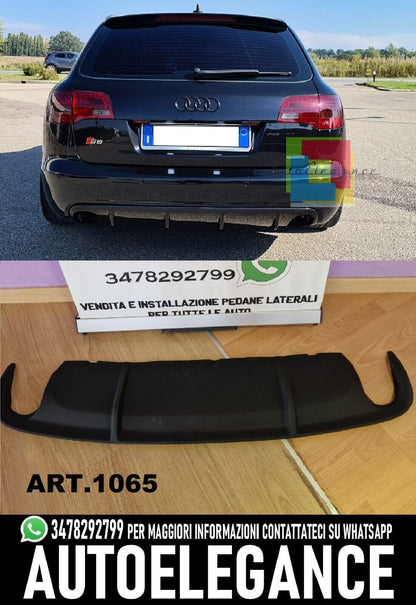 AUDI A6 4F C6 2004-2008 AVANT DESIGN RS6 DIFFUSORE SOTTO PARAURTI 1065 AUTOELEGANCERICAMBI