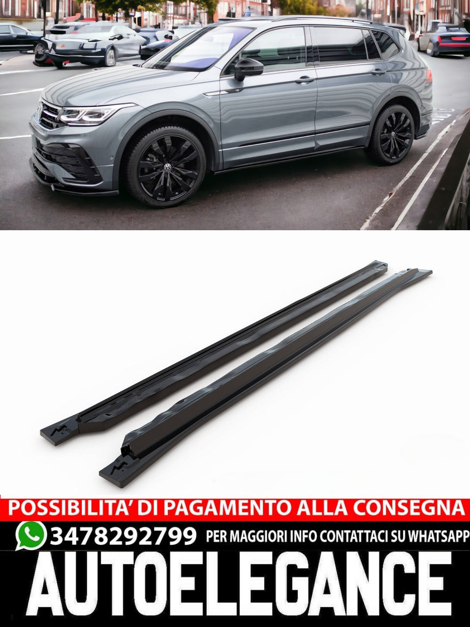 MINIGONNE LATERALI DIFFUSORI VOLKSWAGEN TIGUAN ALLSPACE MK2
