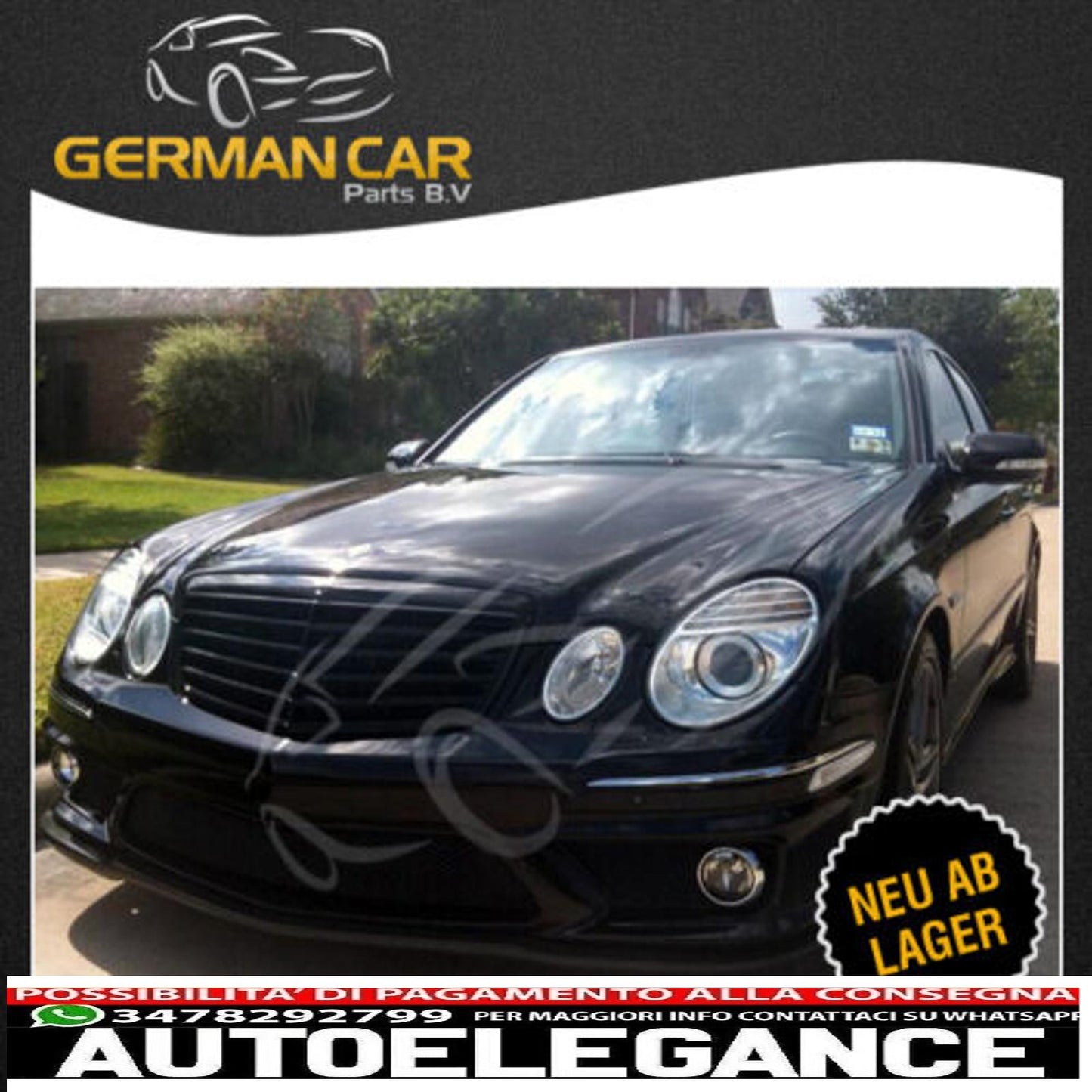 griglia sport griglia radiatore adatto per mercedes w211 s211 e 2006-2009 nero lucido-mostra il titolo originaletesto originalegrill sport kühlergrill passt für mercedes w211 s211 e 2006-2009 glanz schwarz