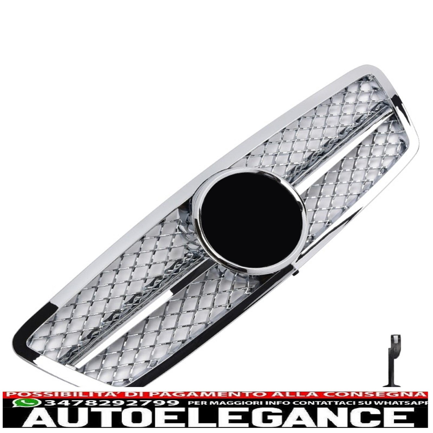 The sports radiator grille Grill is suitable for Mercedes W203 S203 chrome