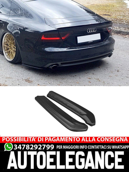 SPLITTER LATERALI POSTERIORI adatto per  AUDI A7 S-LINE C7 (2010-2014)