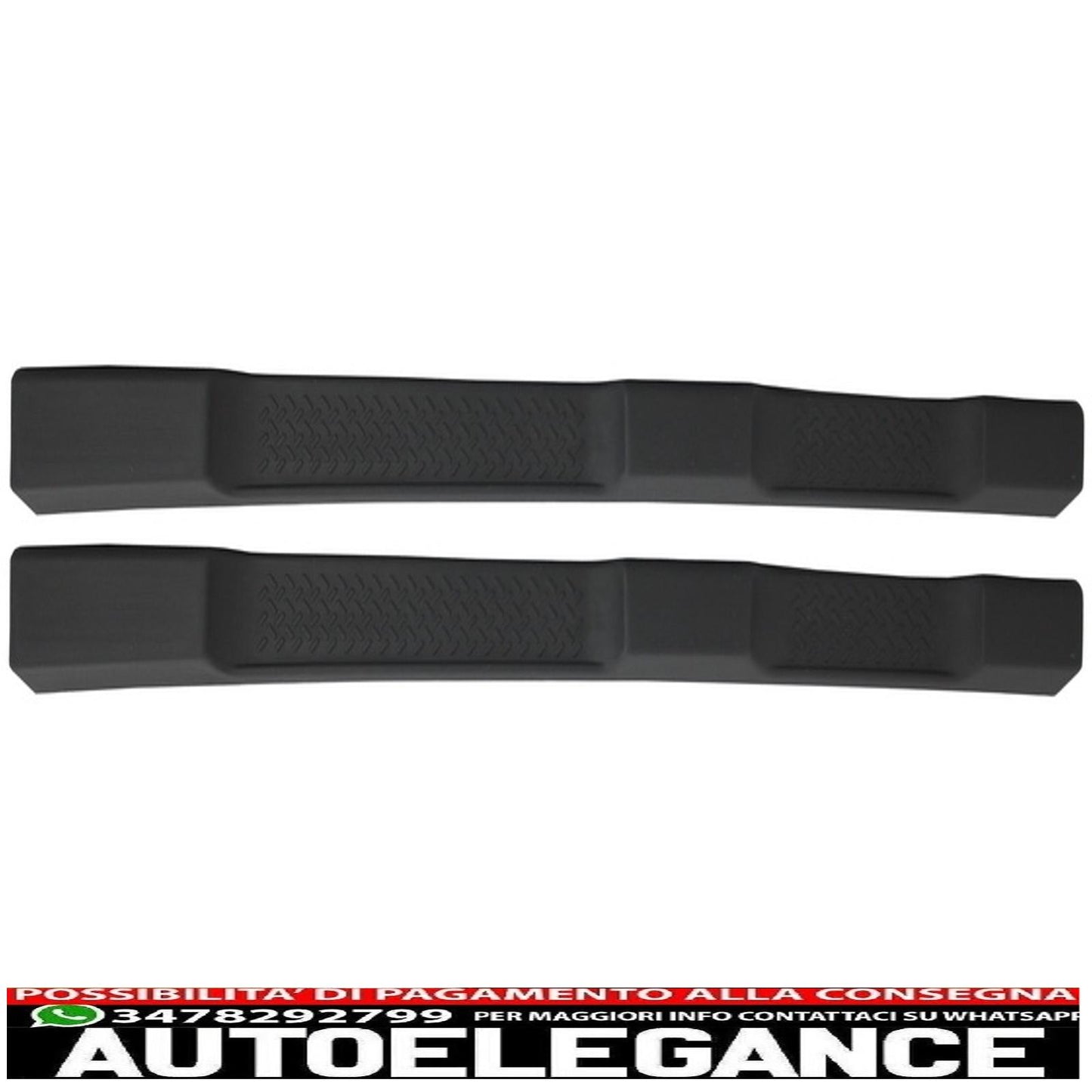 Pedane laterali adatte per Jeep Wrangler Rubicon JK (2007-2017) 4 porte design retrò