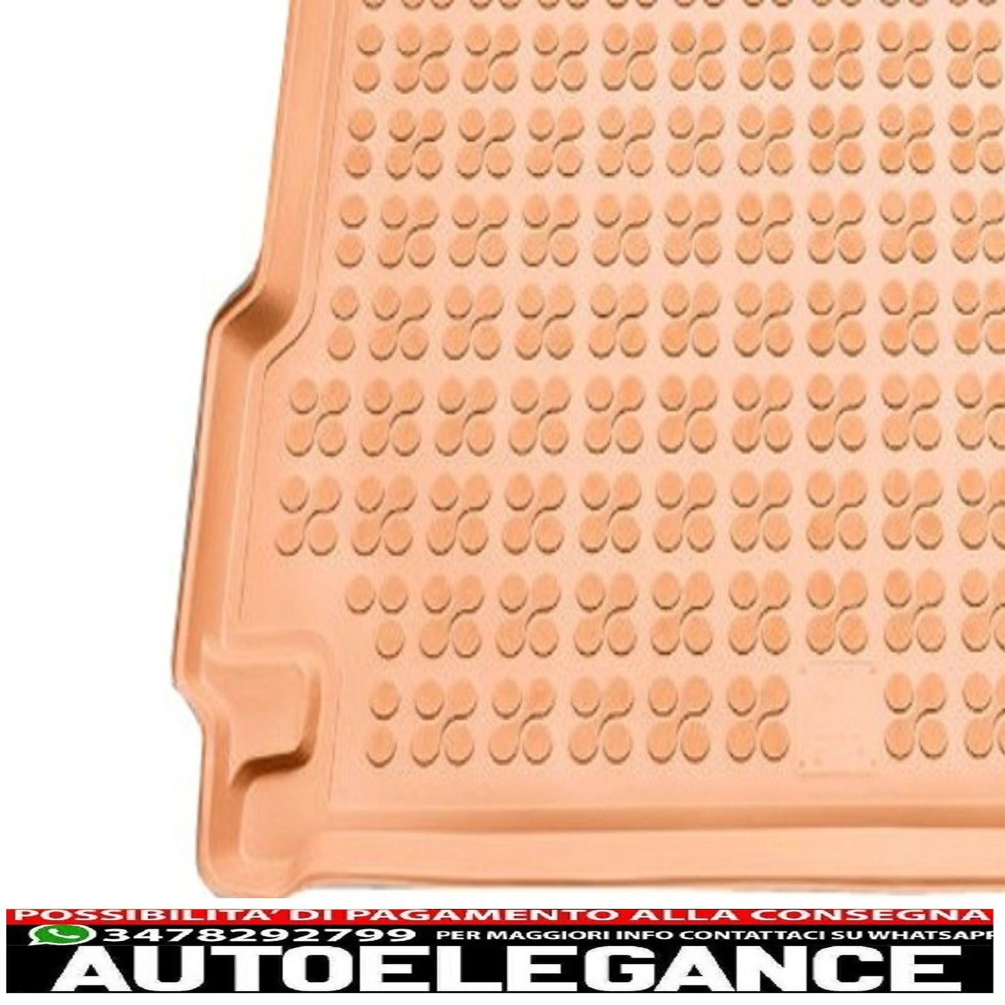 Beige trunk mat suitable for BMW X5 (F15) 2013- 