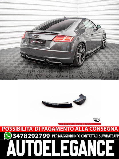 SPLITTER LATERALI POSTERIORI adatto compatibile per V.1 AUDI TT S-LINE 8V (2014-2018)