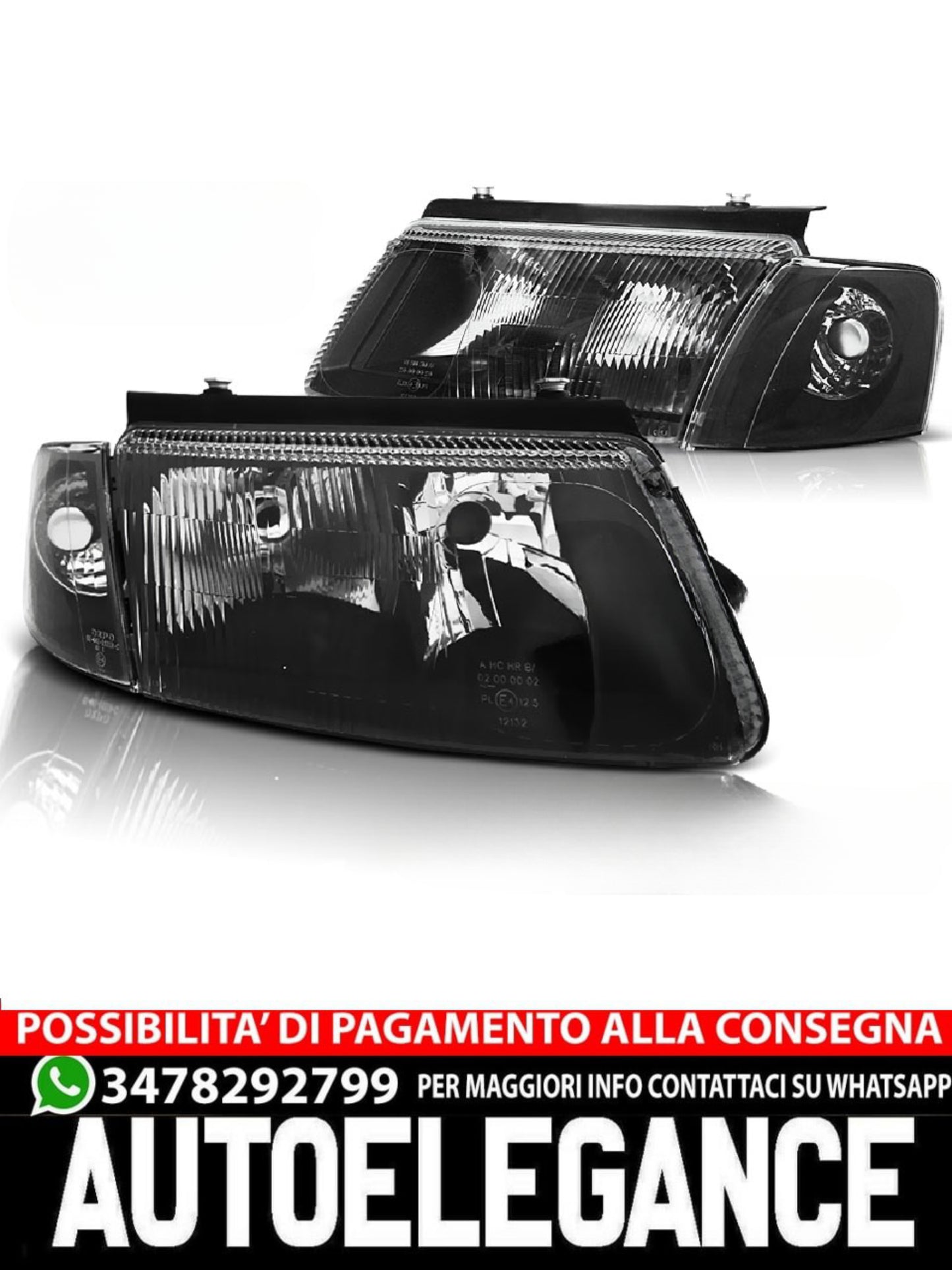 FARI NERI adatti per VW PASSAT B5 3B 11.96-08.00