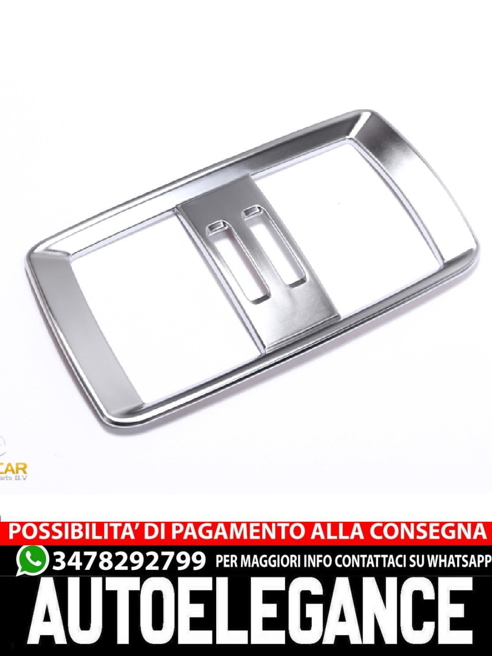 Per BMW X3 X4 F25 F26 pannello telaio cromato bracciolo centrale ugelli aria