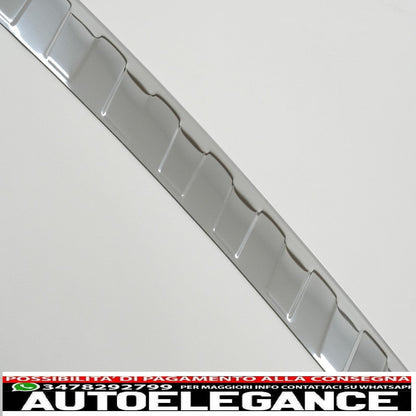 Rear Bumper Protector Sill Kick Plate Cover Aluminum Fit For VW Golf VII 7 7.5 5G Hatchback (2012-2019)