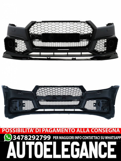 Paraurti anteriore adatto per Audi Q5 SUV FY S-Line (2017-2020) RS Design