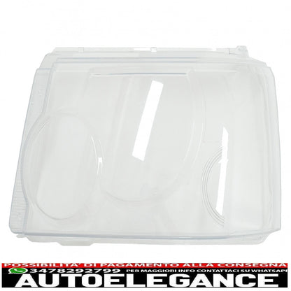 occhiali per fari adatti per Land Range Rover Sport Suv L320 (2005-2009) ottica in vetro trasparente