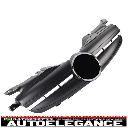 griglia radiatore sportiva per mercedes r170 slk nero opaco cl