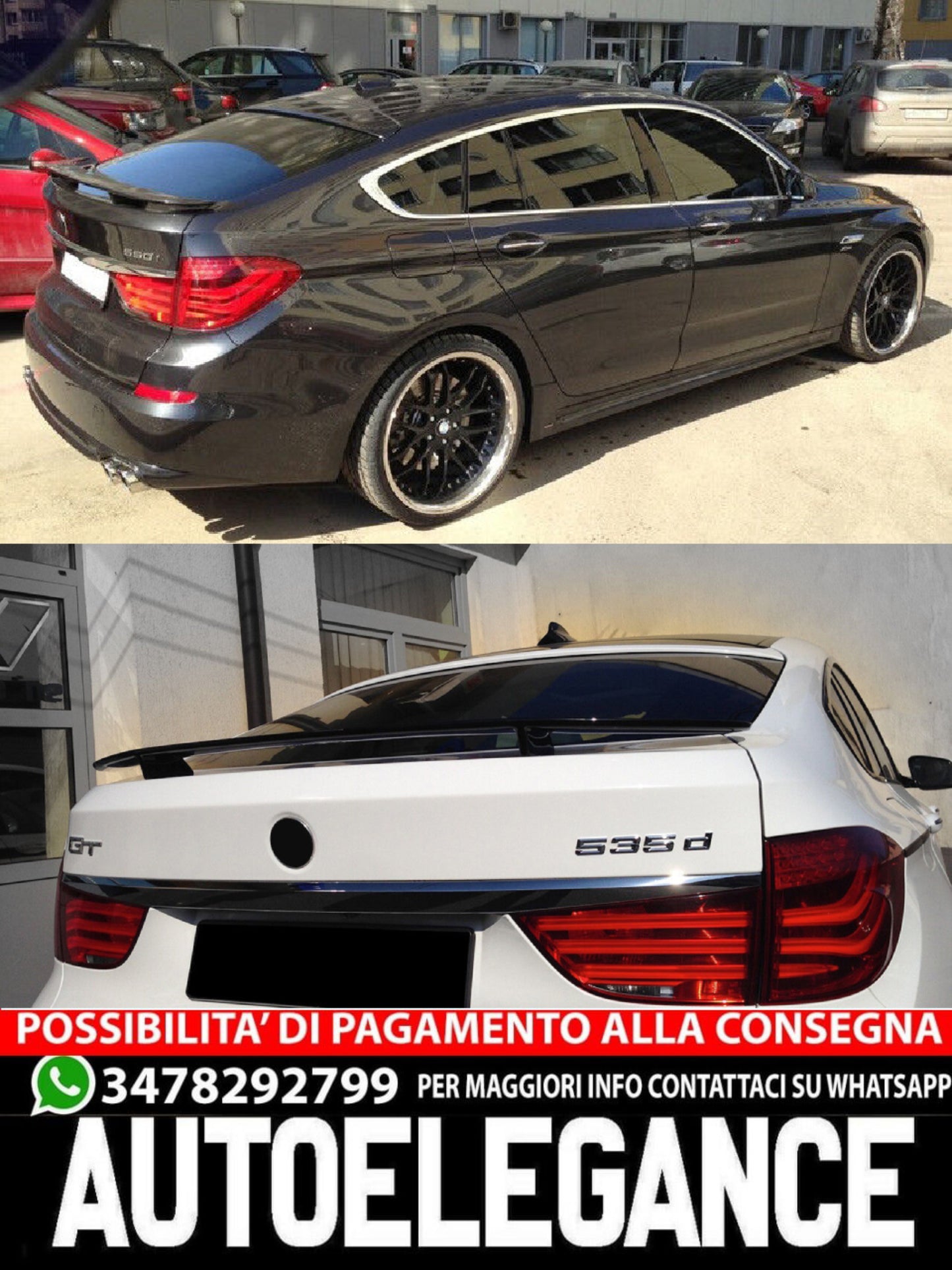 SPOILER PER BMW SERIE 5 GT GRAN TURISMO F07