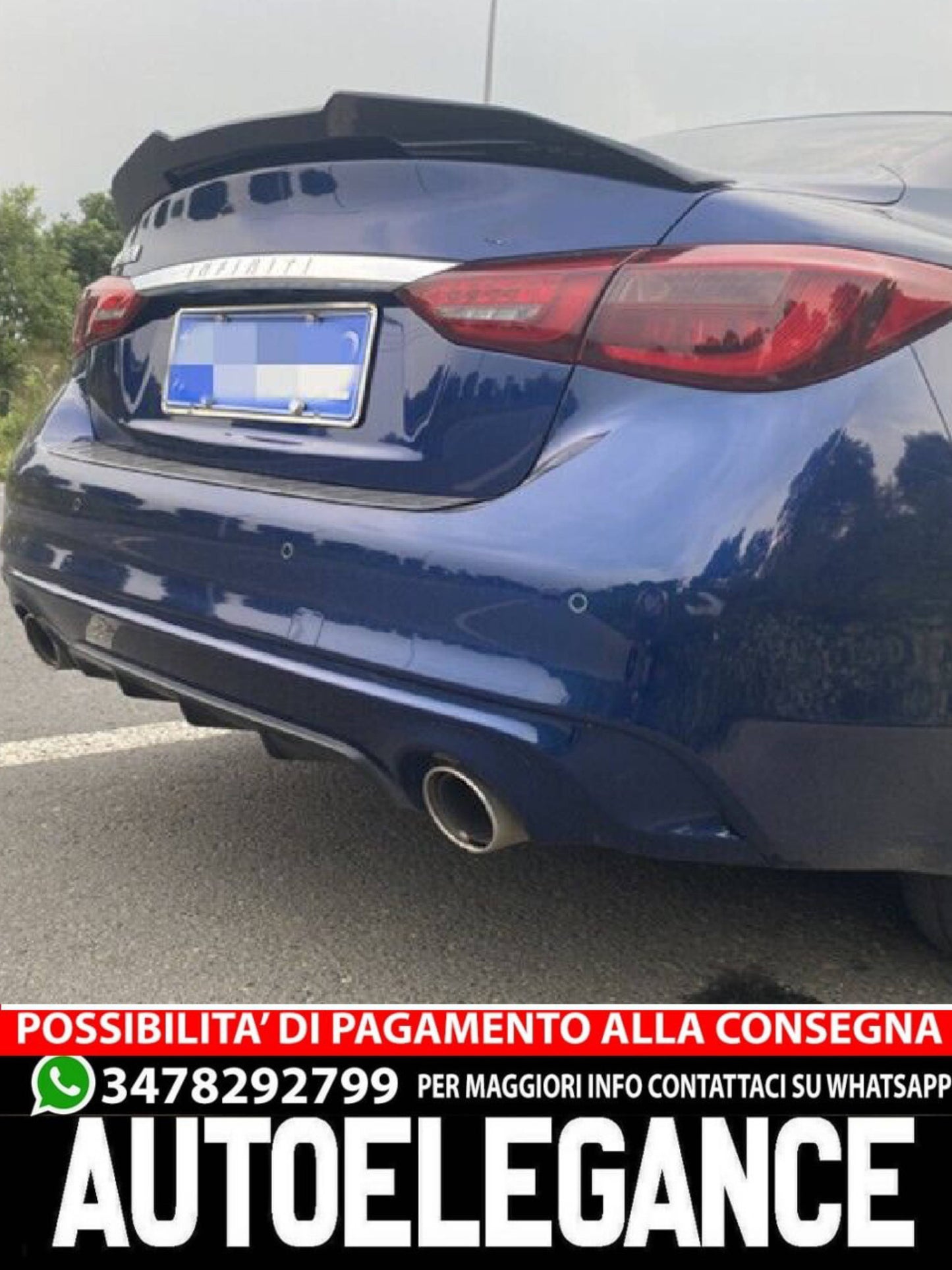 SPOILER adatto per Infiniti Q50 2013+