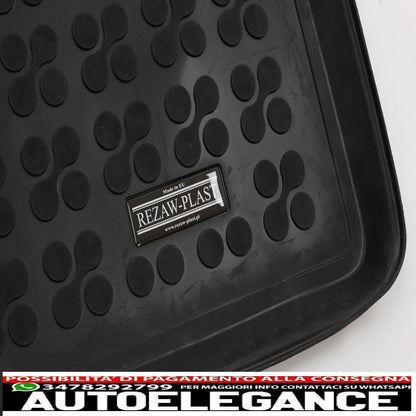 Black rubber boot mat suitable for saab 9-5 i (1997-2009)