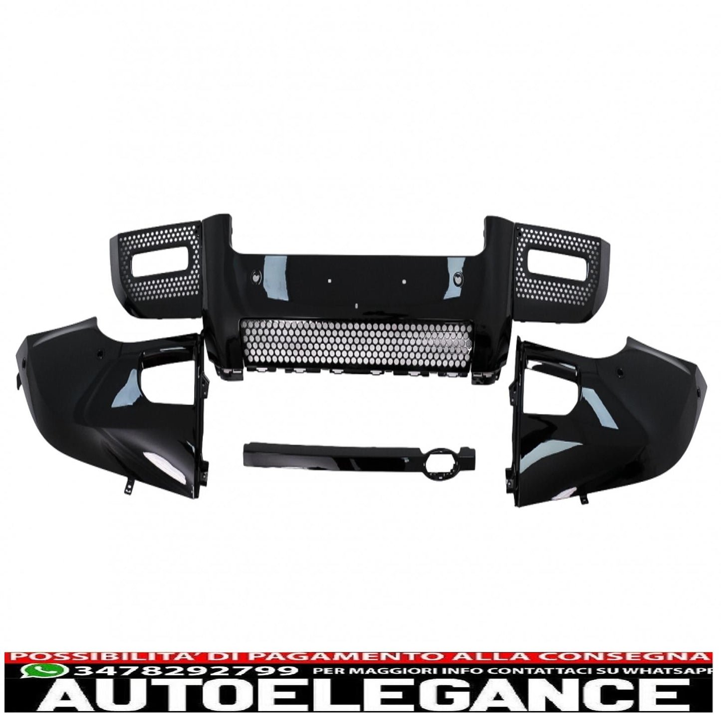 body kit suitable for Land Rover Defender Suv L663 (2019 onwards) piano black 