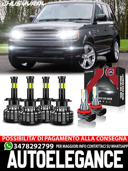 Per Land Rover Range Rover Sport 06-09 Faro LED 6000K + KIT lampadine fendinebbi