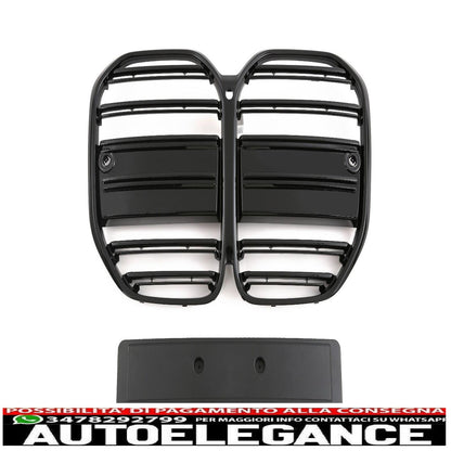 adatto per bmw serie 4 g22 g23 sport griglia radiatore griglia lucida nero-mostra il titolo originaletesto originalepasst für bmw 4er g22 g23 sport kühlergrill grill glanz schwarz AUTOELEGANCERICAMBI