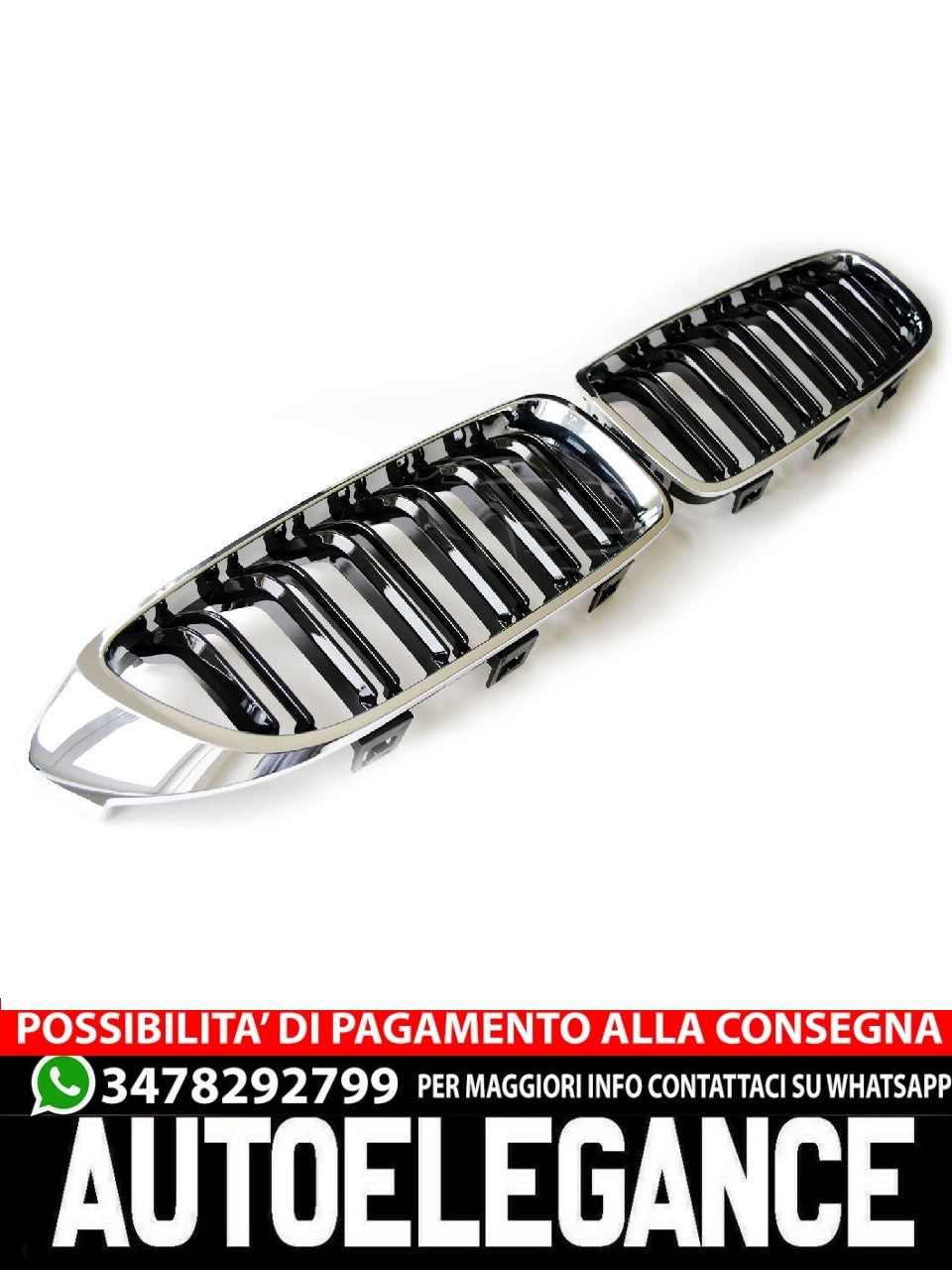 GRIGLIA PER BMW SERIE 4 F32 SPORT NERA CROMATA