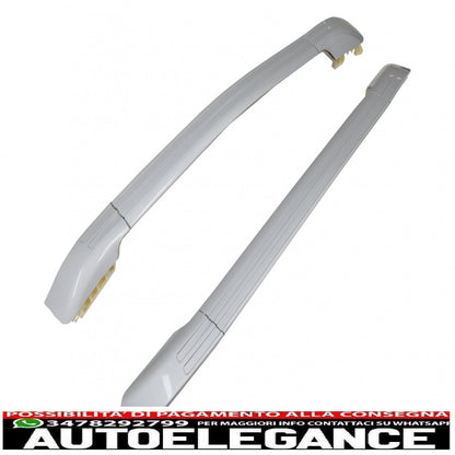 Roof rails suitable for bmw x6 e71 e72 (2008-2015) silver 