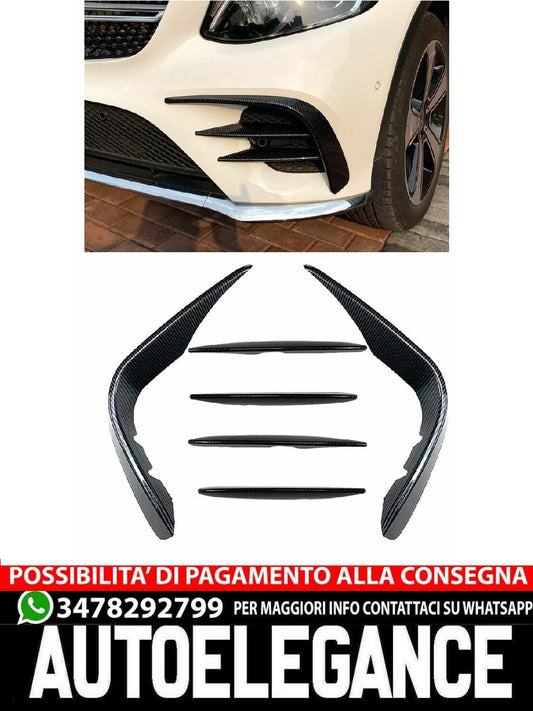 SUITABLE FOR MERCEDES X253 C253 GLC AMG LINE (VOR FACELIFT) FRONT AERO FLAP 