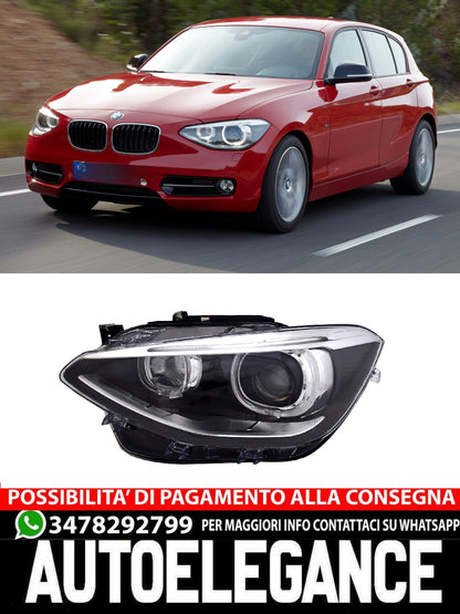 Faro anteriore sinistro per Serie 1 BMW F20 F21 2011-2015 luci diurne a LED