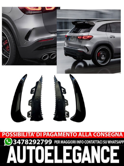AMG LOOK COPS AERO FLAPS NERO adatto per Mercedes GLA H247