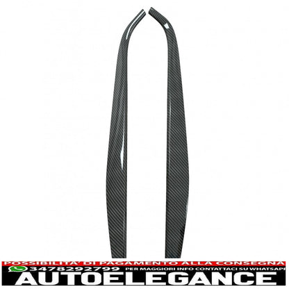 Copertura decorativa laterale del pannello della console centrale dell'auto, adatta per Mercedes Classe A W177 V177 (2018 in poi), carbonio AUTOELEGANCERICAMBI