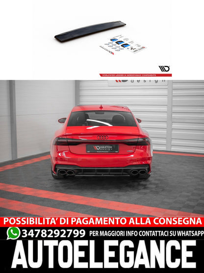 SPLITTER POSTERIORE CENTRALE ADATTO COMPATIBILE PER  AUDI S7 C8 (2017- )