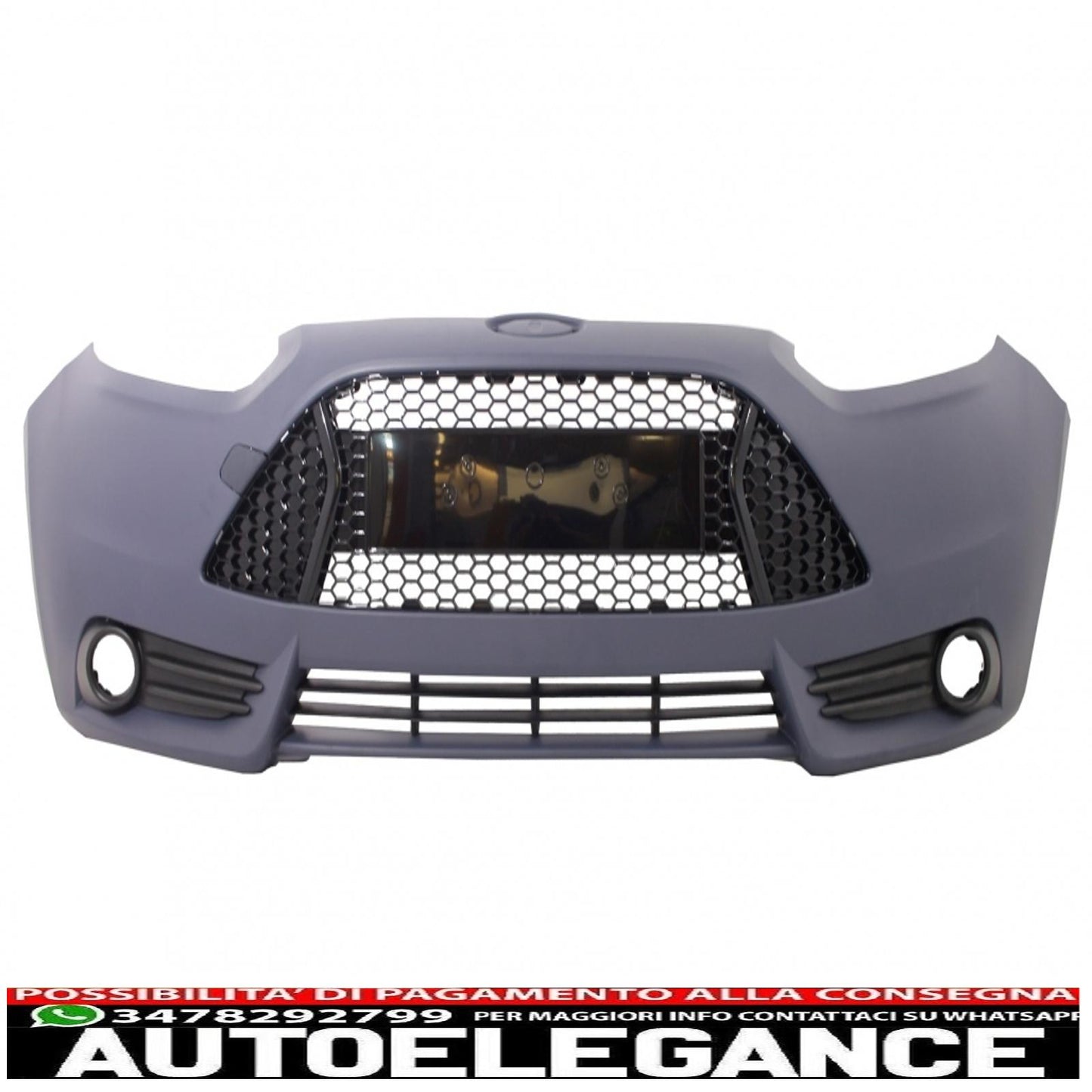 front bumper suitable for Ford Focus MK III 3 (2011-2014) st design with additional roof spoiler 