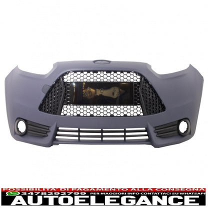 front bumper suitable for Ford Focus MK III 3 (2011-2014) st design with additional roof spoiler 