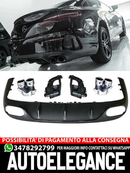 Adatto per Mercedes C238 A238 diffusore pre-lifting + mascherine scarico