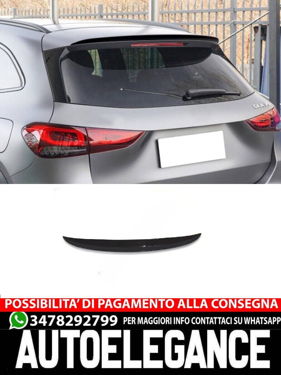 SPOILER adatto per Mercedes GLA X157 2019+