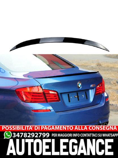 Spoiler posteriore per BMW Serie 5 F10 nero lucido labbro spoiler