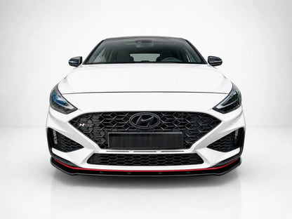 👉SPLITTER ANTERIORE HYUNDAI I30 N N-LINE FACELIFT 2020+ NERO LUCIDO👈