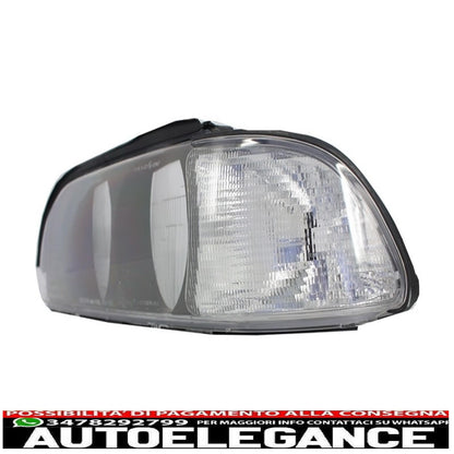 Headlight glass lens replacement suitable for BMW 5 series e39 pre facelift (1996-2000) left side