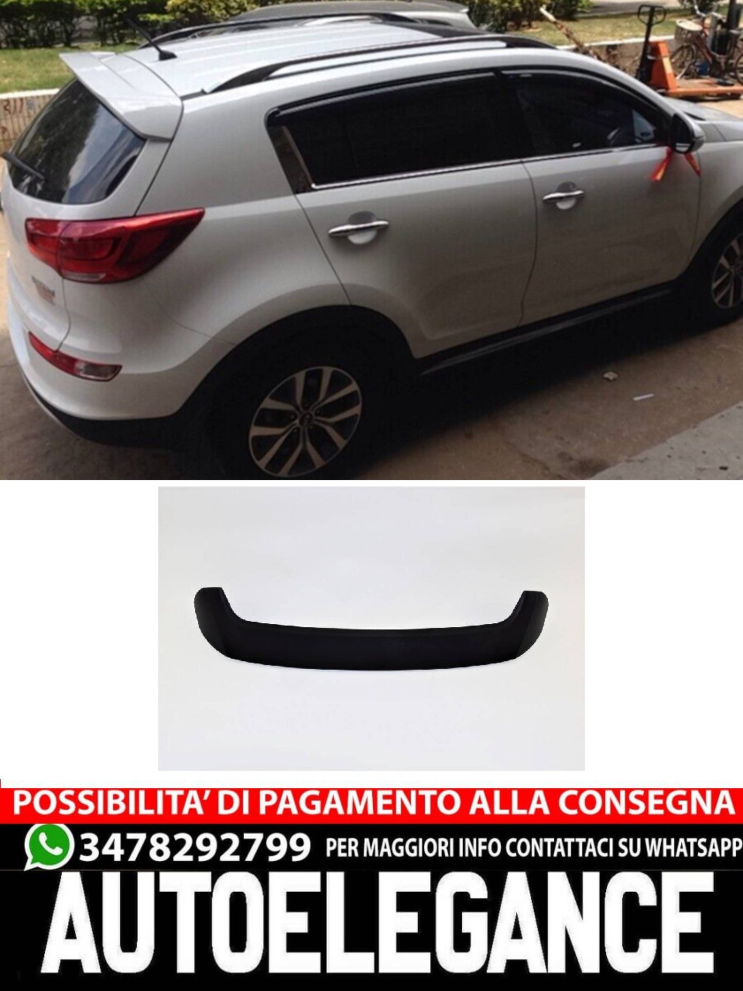 SPOILERS suitable for Kia Sportage MK3 2010-2015