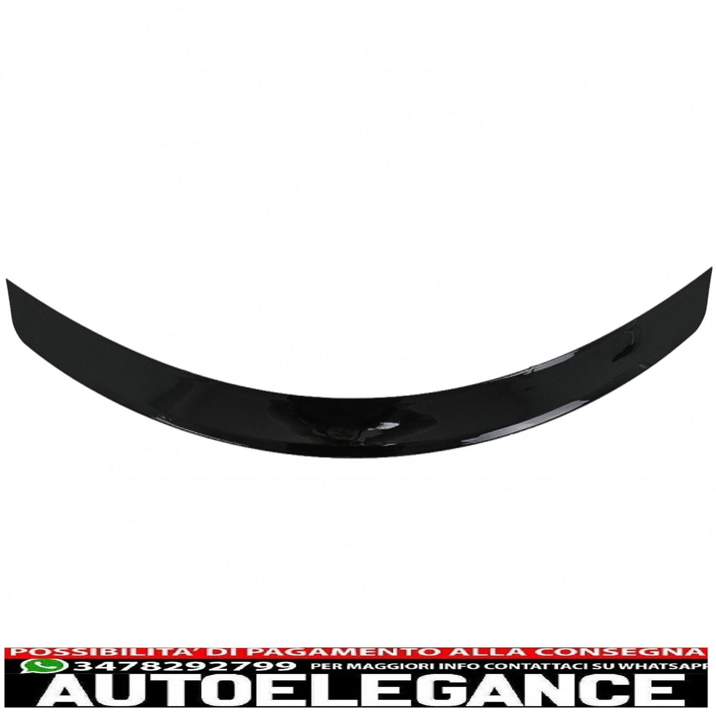trunk spoiler suitable for mercedes cls class w218 limousine (2010-2018) piano black