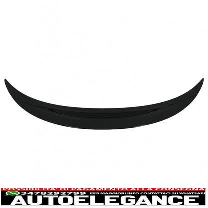 Trunk Spoiler with Mirror Caps Suitable for BMW X6 F16 (2015-2019) Sport Performance Design Piano Black 