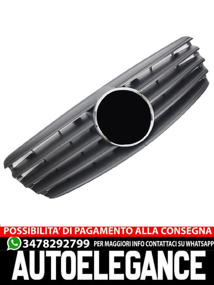 Griglia sportiva per Mercedes W211 / S211 E fino al 2006 nero opaco AMG LOOK