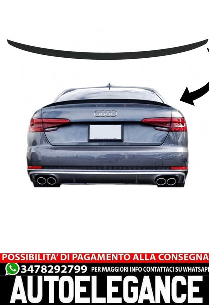 Boot Spoiler Suitable for AUDI A4 B9 Sedan (2016 Onwards) 