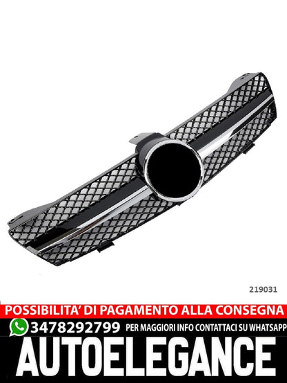 Griglia sportiva per Mercedes W219 CLS 2004-2008 cromata nera AMG LOOK