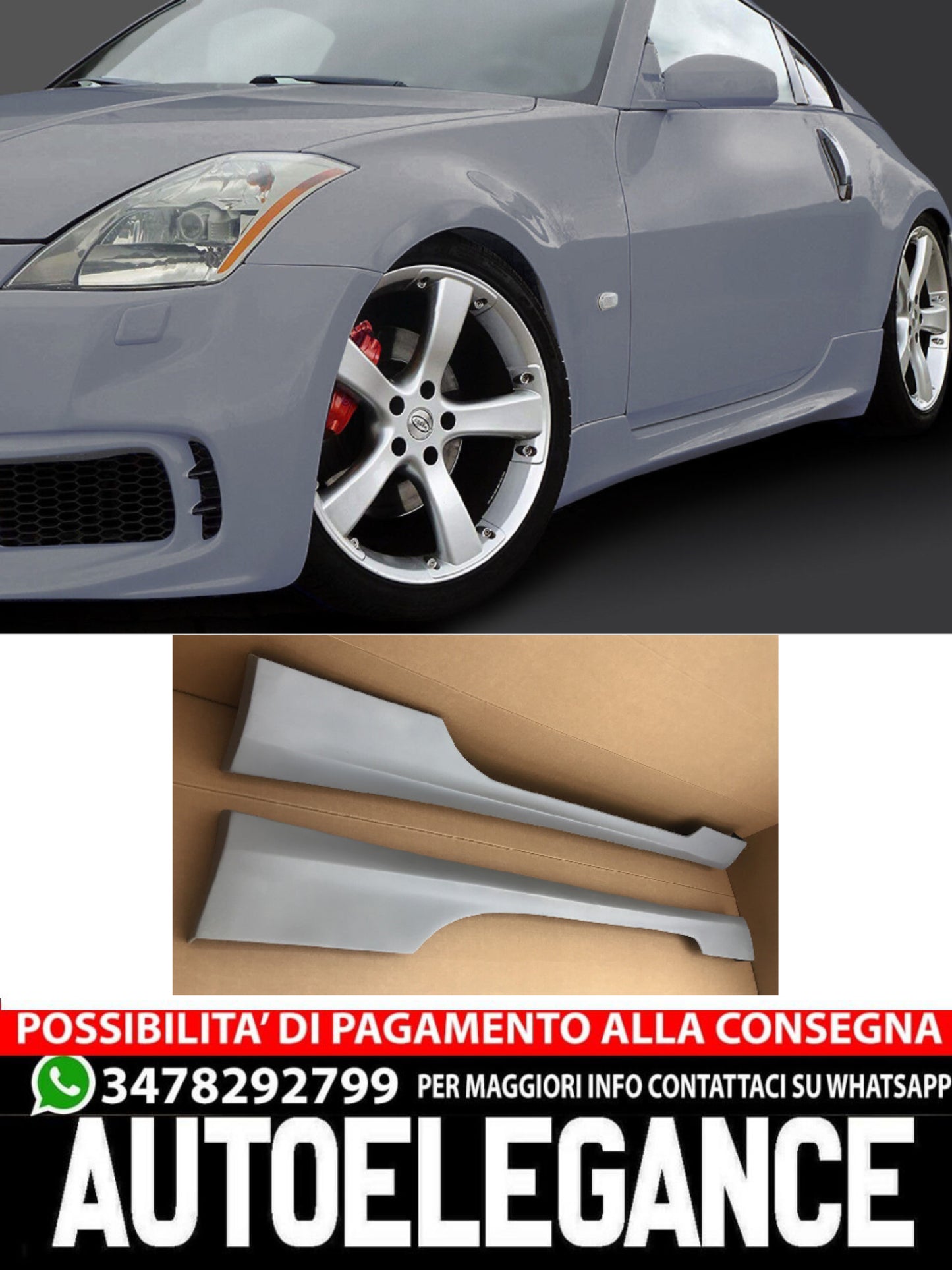 MINIGONNE PER NISSAN 350Z 350 Z ( 2002-2008 )