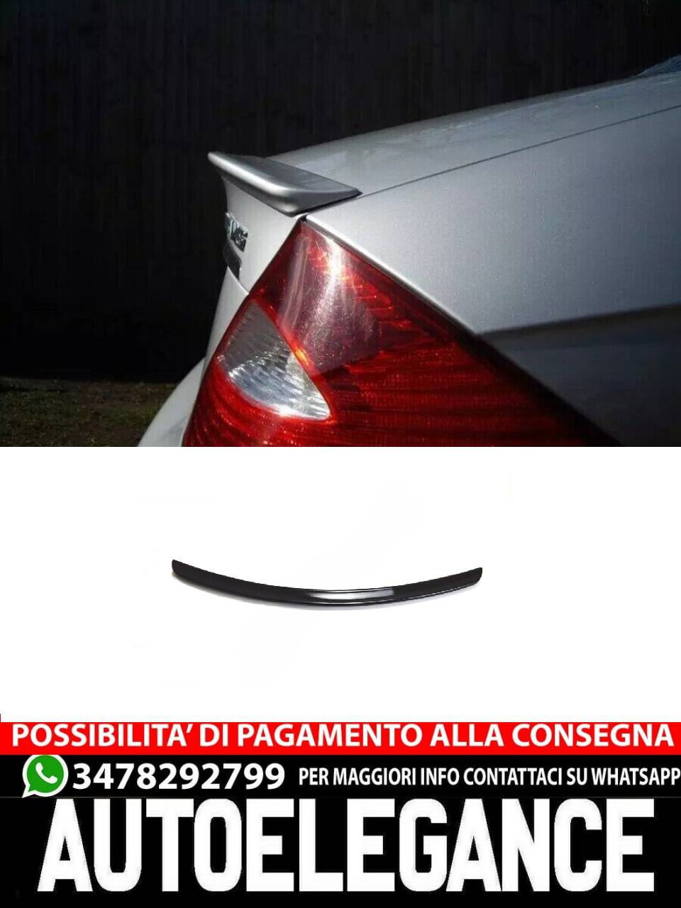 SPOILER adatto per Mercedes CLS C219 2004-2010