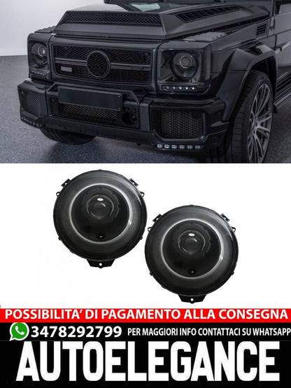 Fari Bi-Xenon OEM Look adatto per Mercedes Classe G W463 (2005-2017) Nero