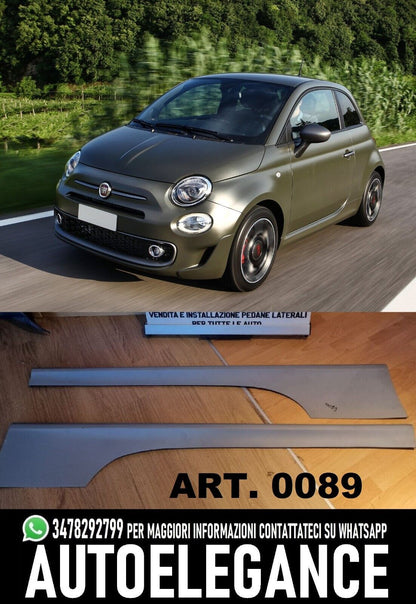 MINIGONNE ADATTE PER FIAT 500 LOOK S SPORT GREZZE LOOK SPORTIVE