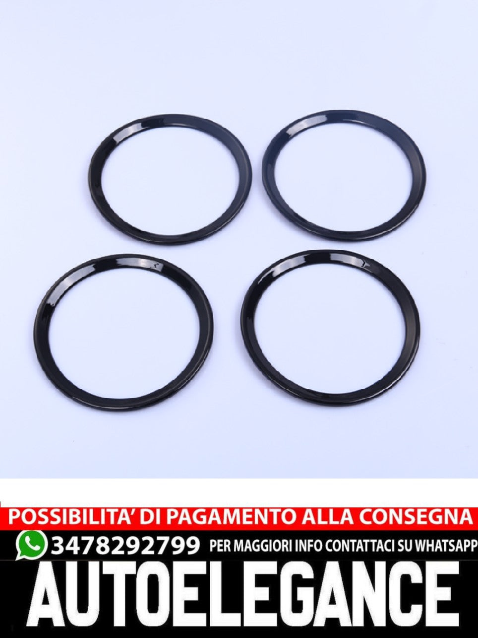 Per Land Rover Discovery Sport (L550) Altoparlante Telaio LUCIDO Nero