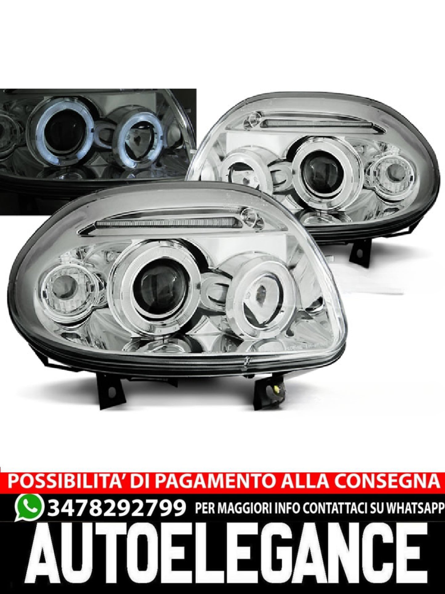 FARI ANGEL EYES CROMATI ADATTI COMPATIBILI PER RENAULT CLIO II 09.98