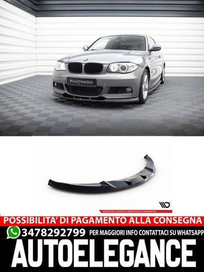 SPLITTER ANTERIORE adatto per V.2 BMW 1 M-PACK E82   2007 - 2011