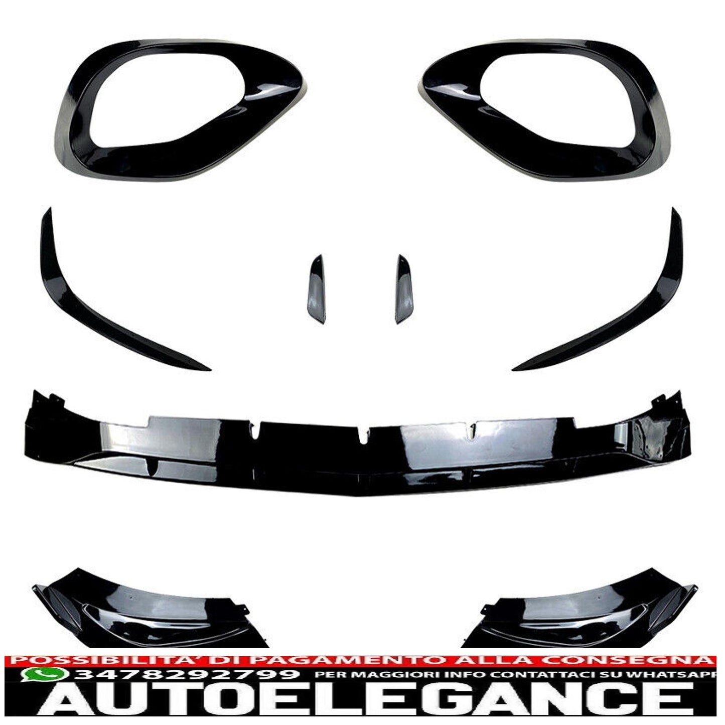 spoiler anteriore labbro spoiler aero adatto per w206 s206 classe c amg line-mostra il titolo originaletesto originalefrontspoiler spoilerlippe spoiler aero passend für w206 s206 c-klasse amg line