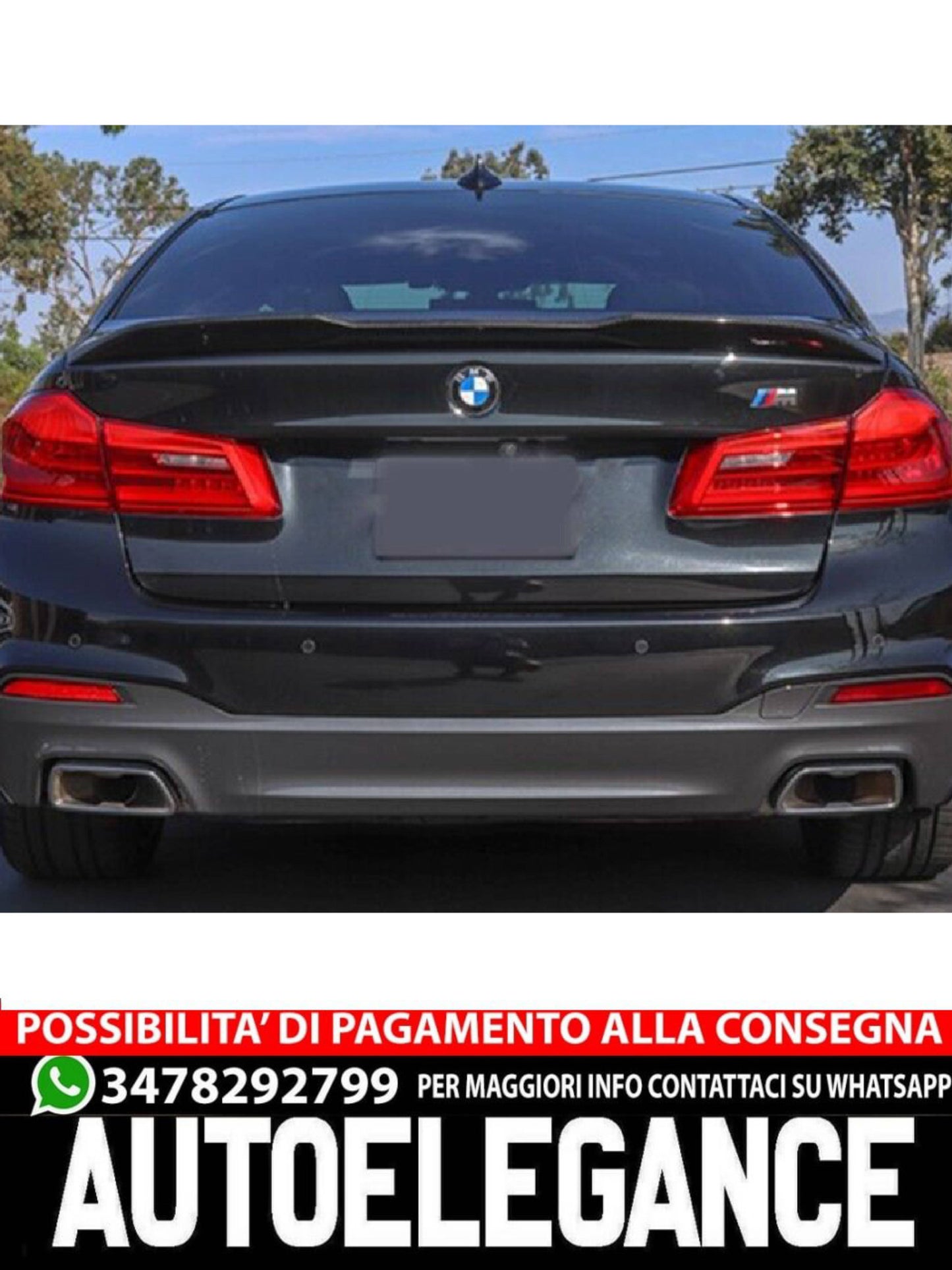 SPOILER adatto per BMW 5 G30 G38 2017+