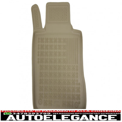 Beige rubber mat suitable for mercedes e class w211 2002-2009